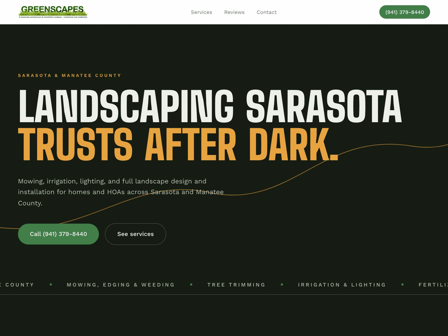 Greenscapes — landscaping concept site, Sarasota